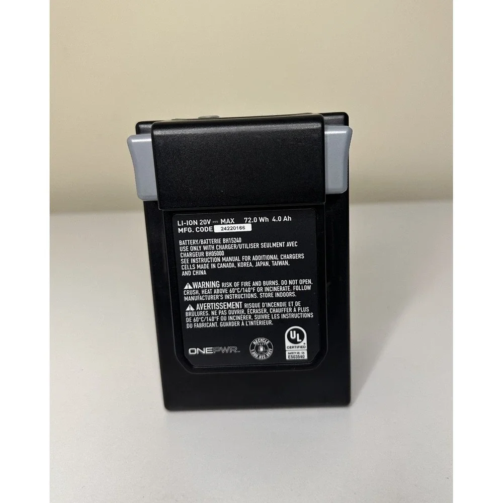 Hoover [BH19240V] Genuine OnePwr 20v Max 4.0 AH Lithium-Ion Battery -U17
